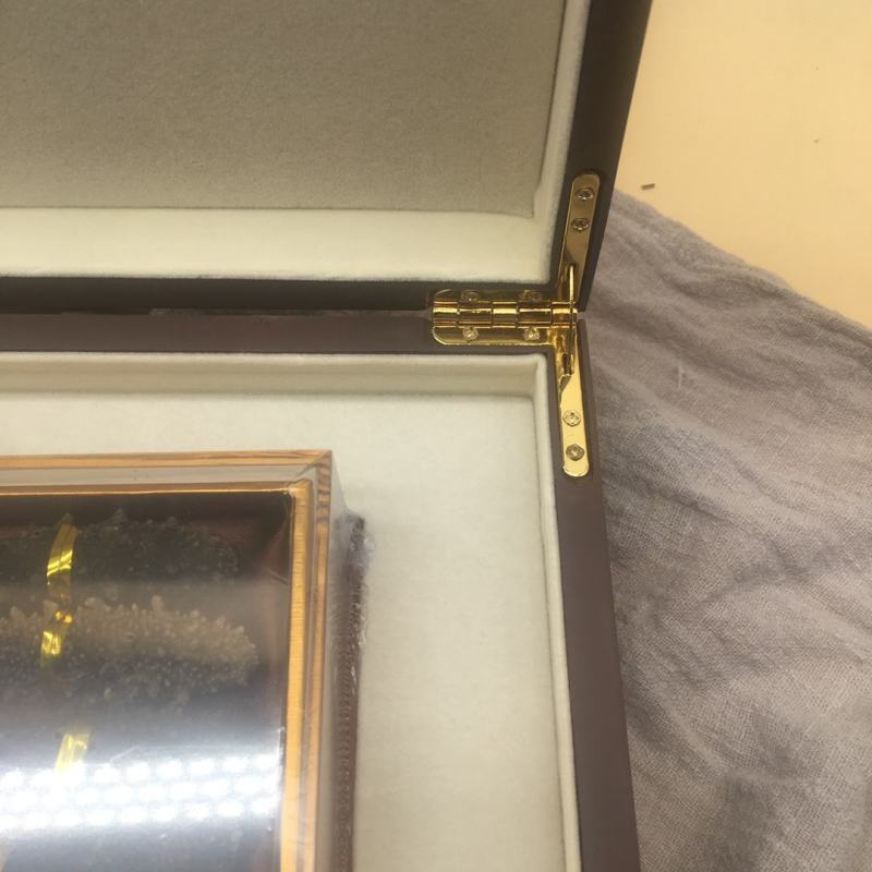 辽参淡干海参，很有质感的一款礼盒木质搭配pu皮做工精细