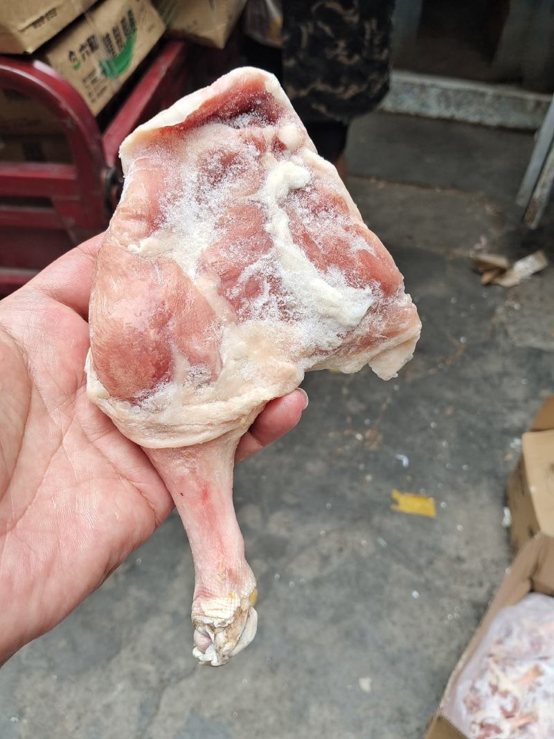 冰鲜鸭腿，规格齐全。一件2O斤，摆地摊开展销会畅销产品。