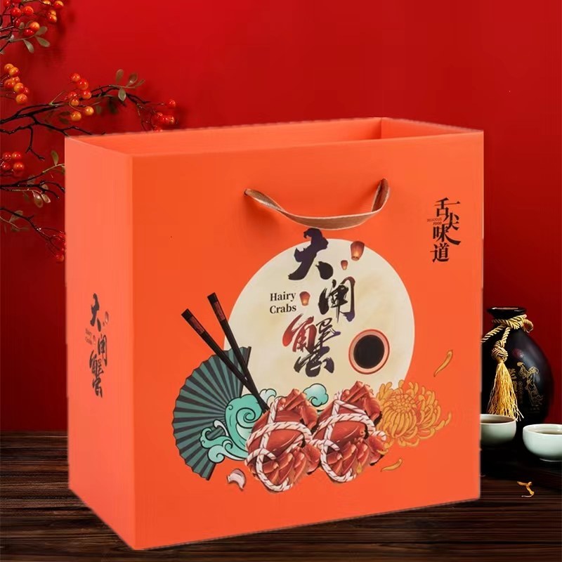 大闸蟹精品礼盒装火爆上市中，江苏兴化产地直发，鲜活到家！