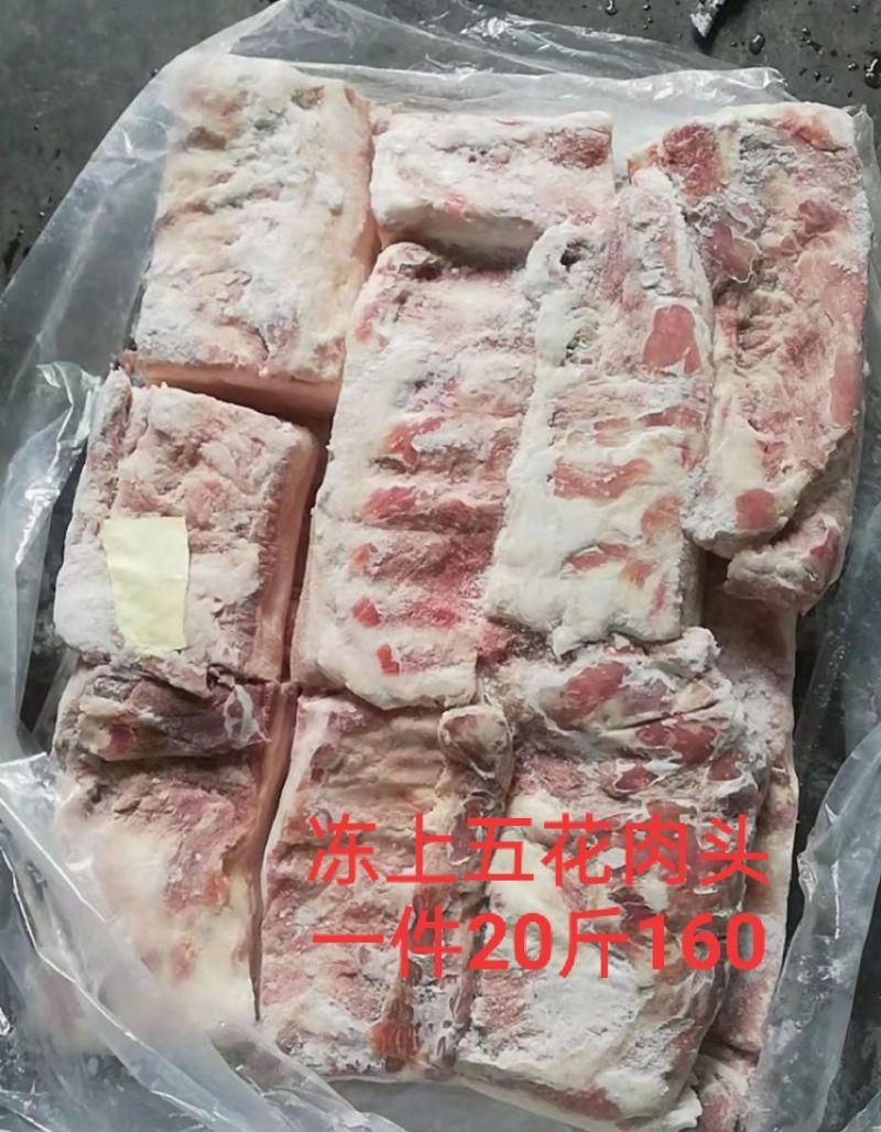 冻猪肉肥五花肉头