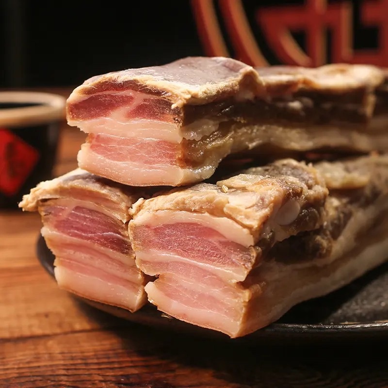 风吹五花腊肉（腊肉香肠源头工厂一手货源量大从优）