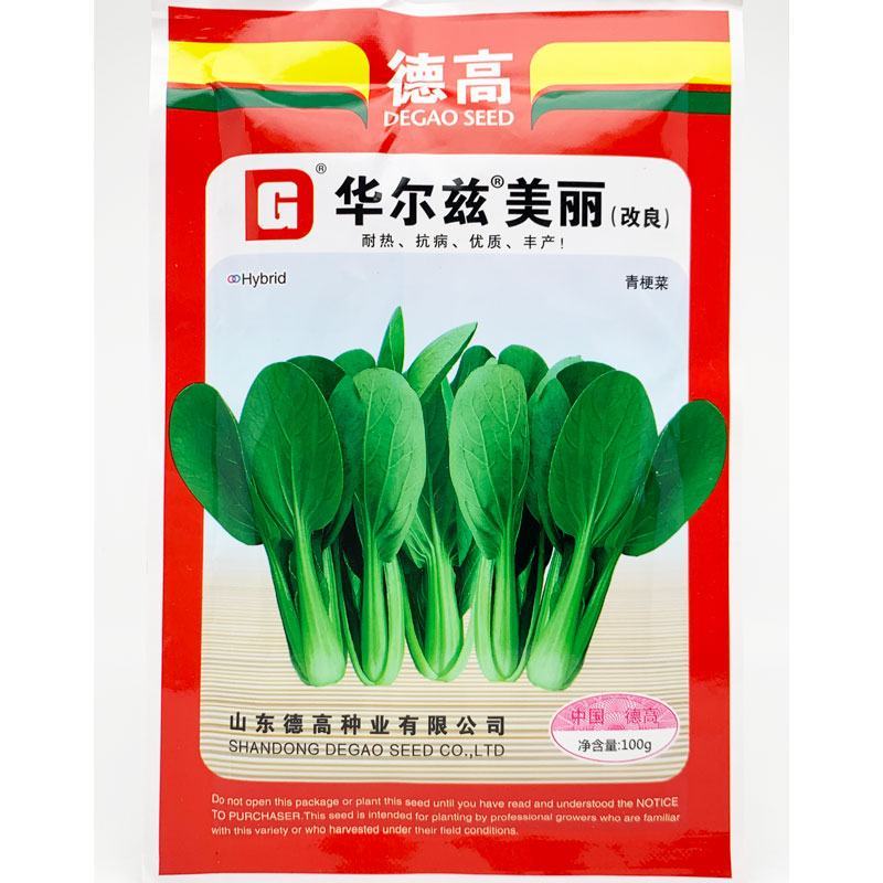 华尔兹美丽青梗菜青菜种子耐热耐湿上海青种子100克原装