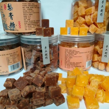 梨膏糖罐装价格美丽现货供应