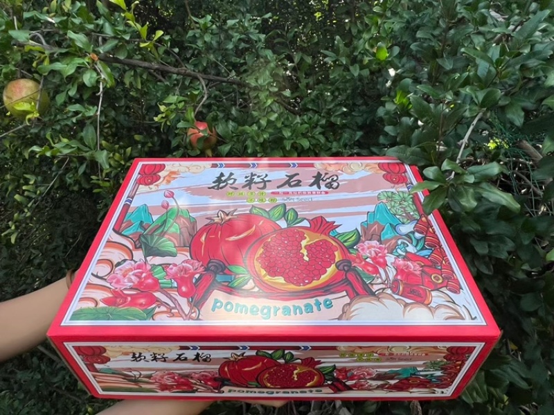 云南突尼斯软籽石榴一件代发精品中大果包邮包售后
