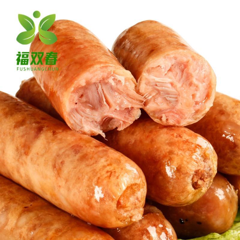 福双春火山石纯肉地道肠60g70g纯肉肠猪肉肠烤肠