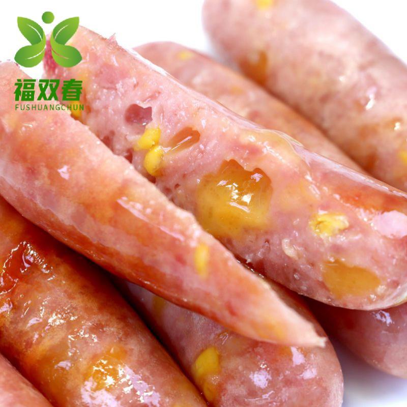 福双春芝士玉米肠蔬菜膳食肠烤肠膳食烤肠地道肠早餐餐饮