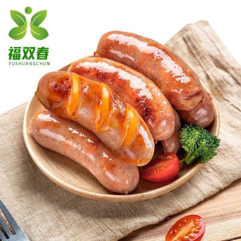 福双春芝士玉米肠蔬菜膳食肠烤肠膳食烤肠地道肠早餐餐饮