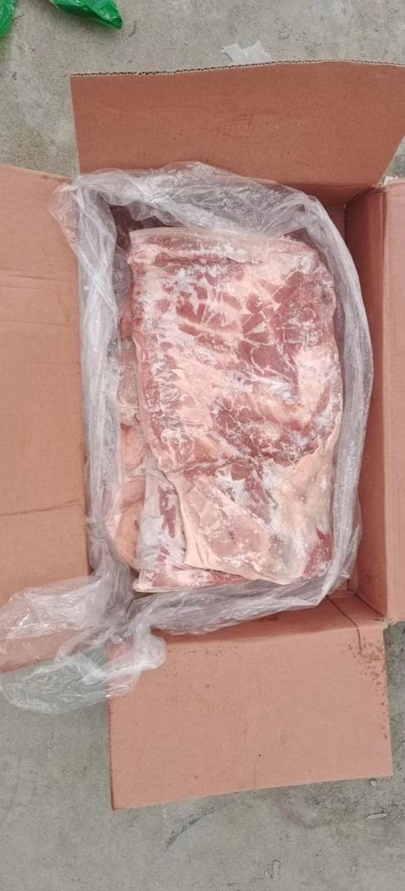 肥猪带皮五花肉片新货手续齐全冷冻猪肉猪肉
