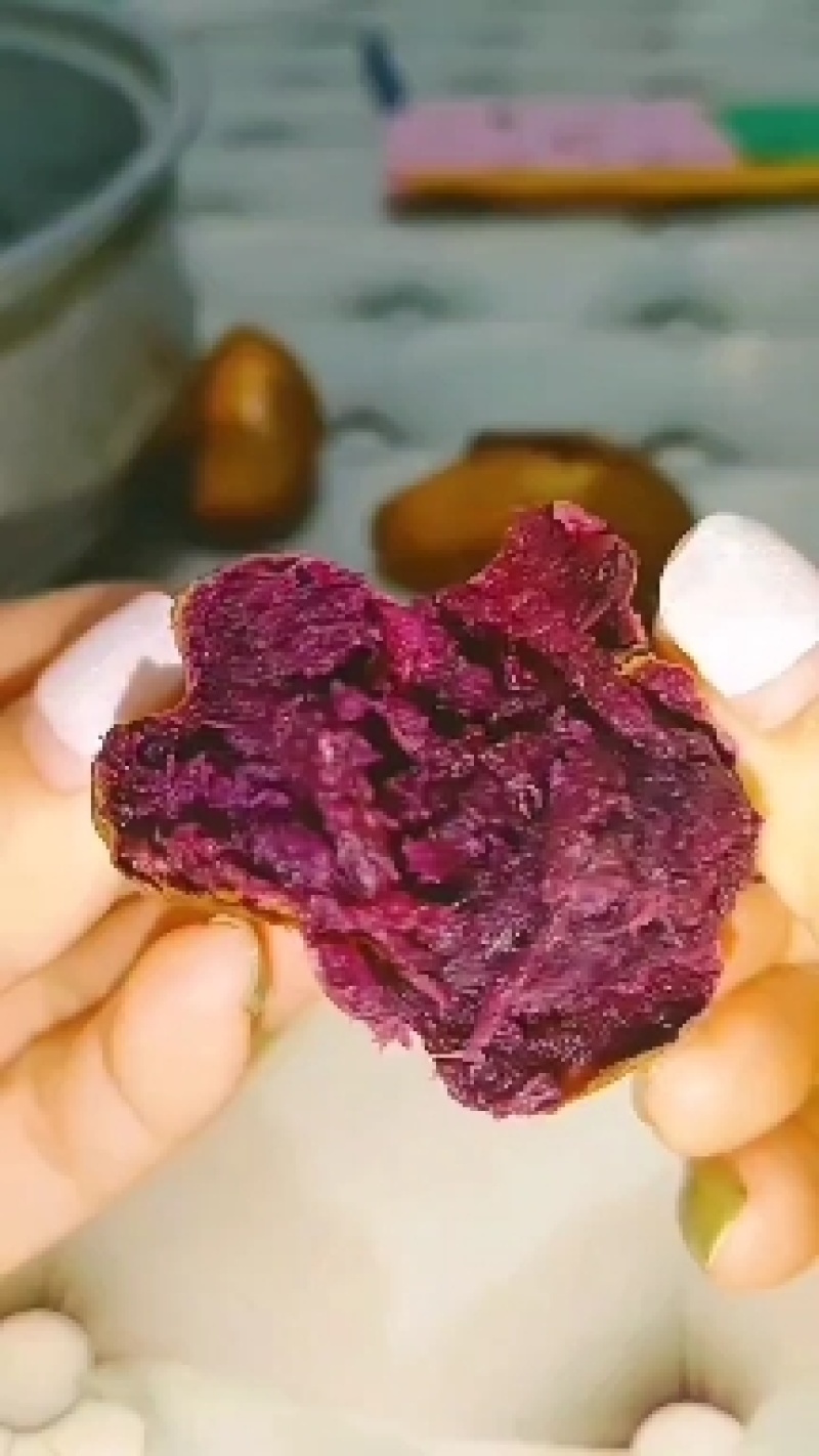 泰紫薯1号，新疆基地，夏季烤紫薯，选泰紫薯1号