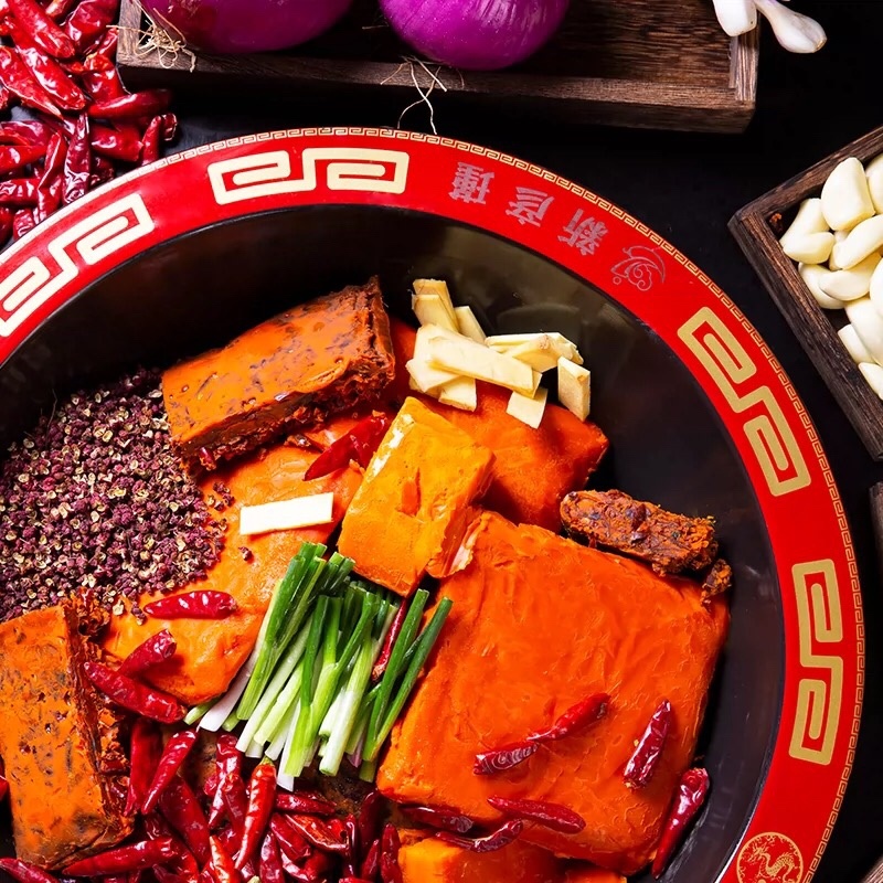 重庆香辣火锅，牛油底料接受贴牌，定制带加工