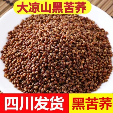【黑苦荞】大凉山熟黑苦荞麦大胚芽型整粒苦荞黑珍珠苦荞包邮