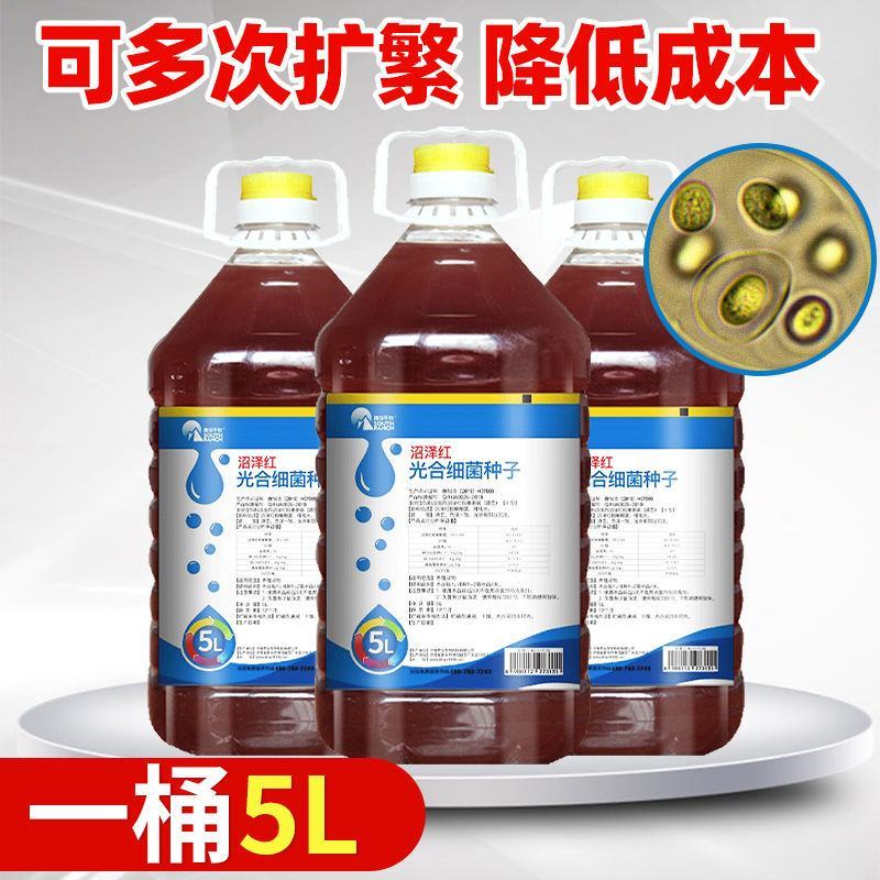 水产养殖光合细菌鱼塘虾蟹塘光合细菌培养基种子扩培繁降ph