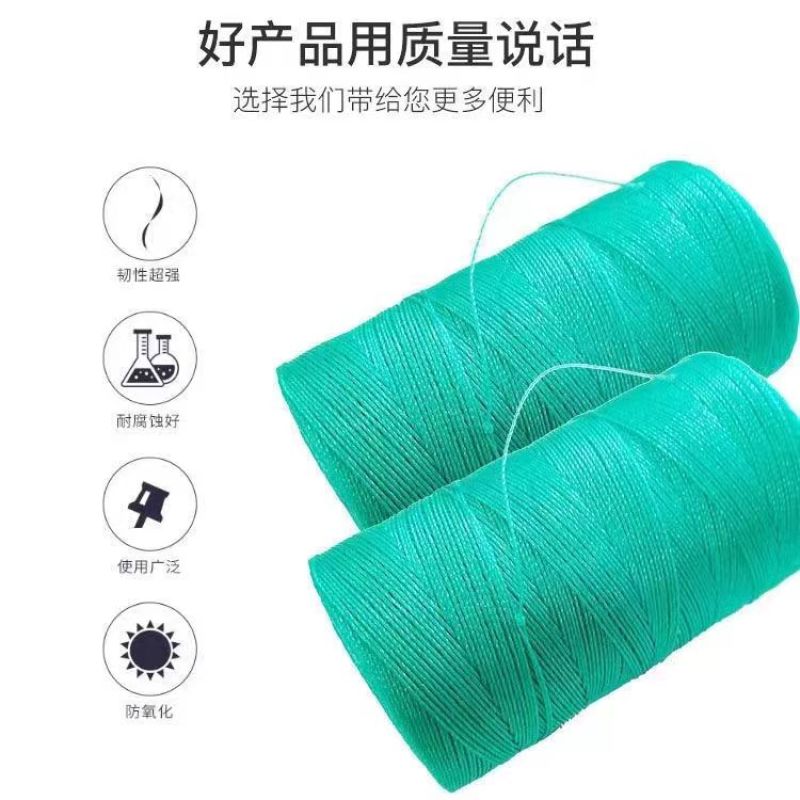 大棚蔬菜黄瓜西红柿辣椒吊绳吊蔓绳吊秧绳熟料塑料绳子抗氧化