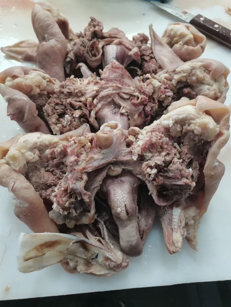 羊头肉羊脸肉整张羊脸带耳朵带羊舌内蒙草羊，羊头肉