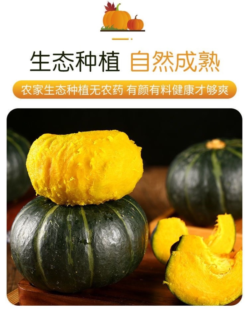 内蒙古贝贝南瓜香甜粉糯，源头供货商，对接电商平台市场商超