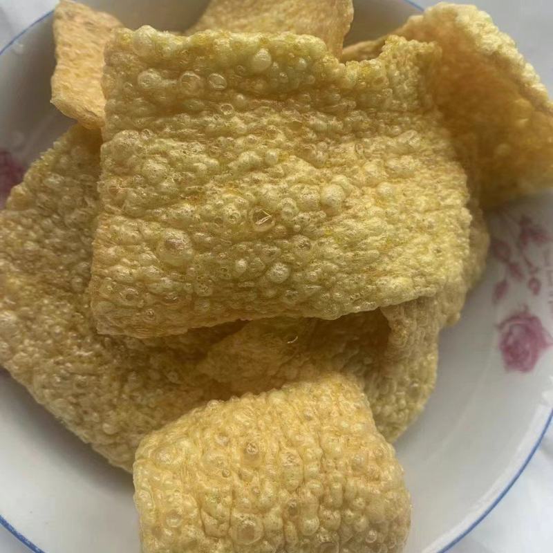 苦荞片过一下油就可以吃