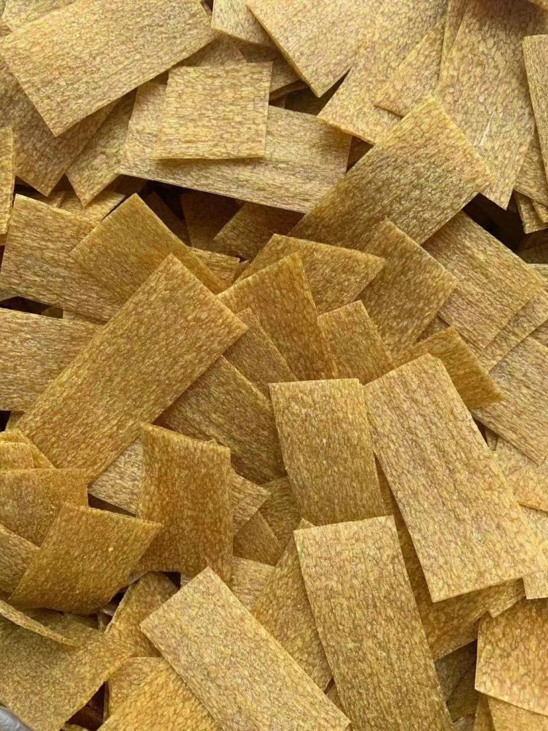 苦荞片过一下油就可以吃