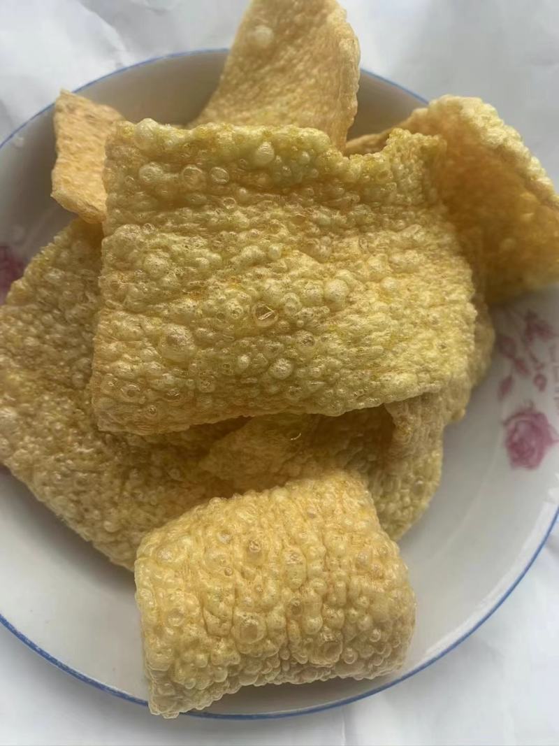 苦荞片过一下油就可以吃
