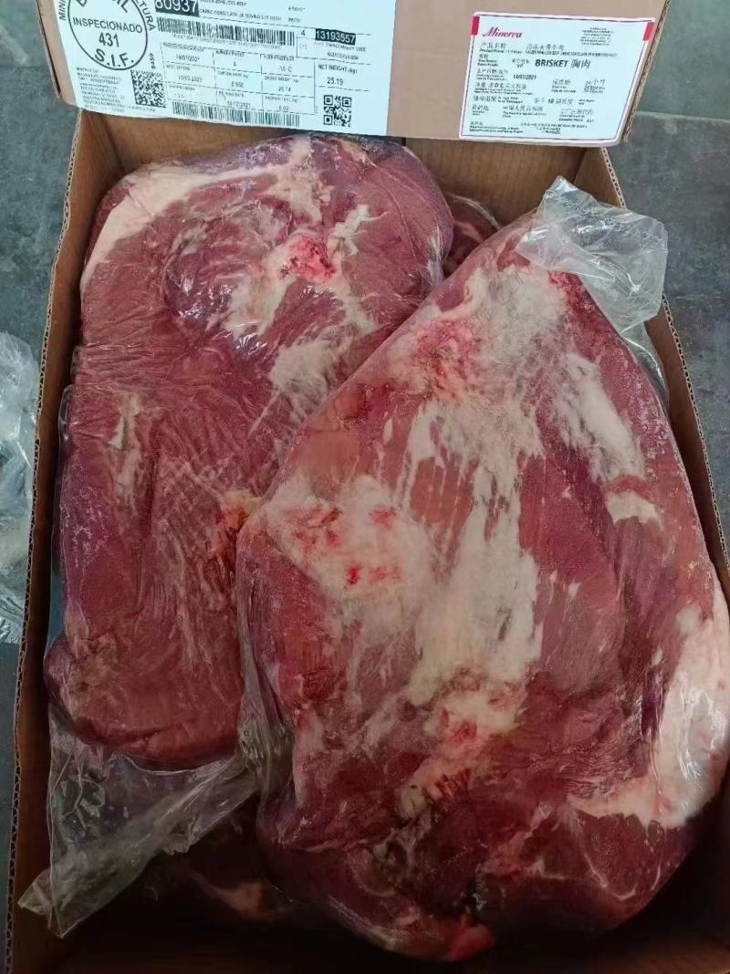 精品牛胸肉现货，肉质鲜嫩多汁，可红烧卤炖，口感好！！！
