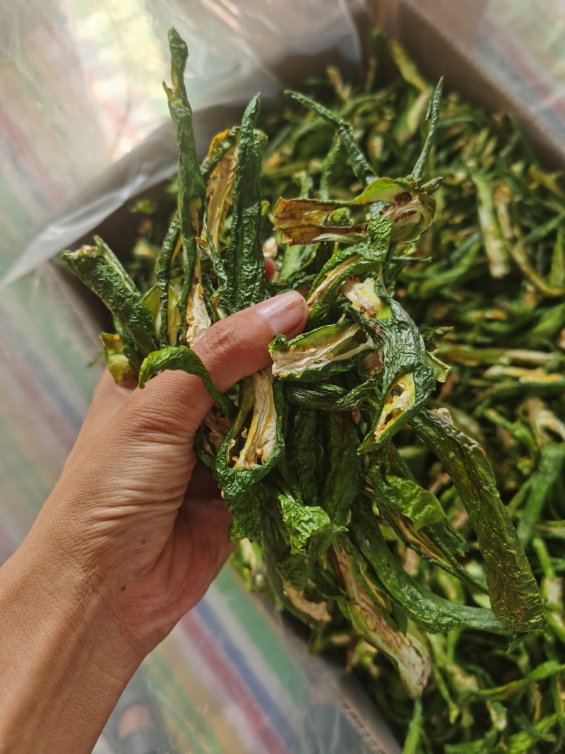 5斤包邮青辣椒干晒干脱水辣椒片条农家自种自然晒干产地直发