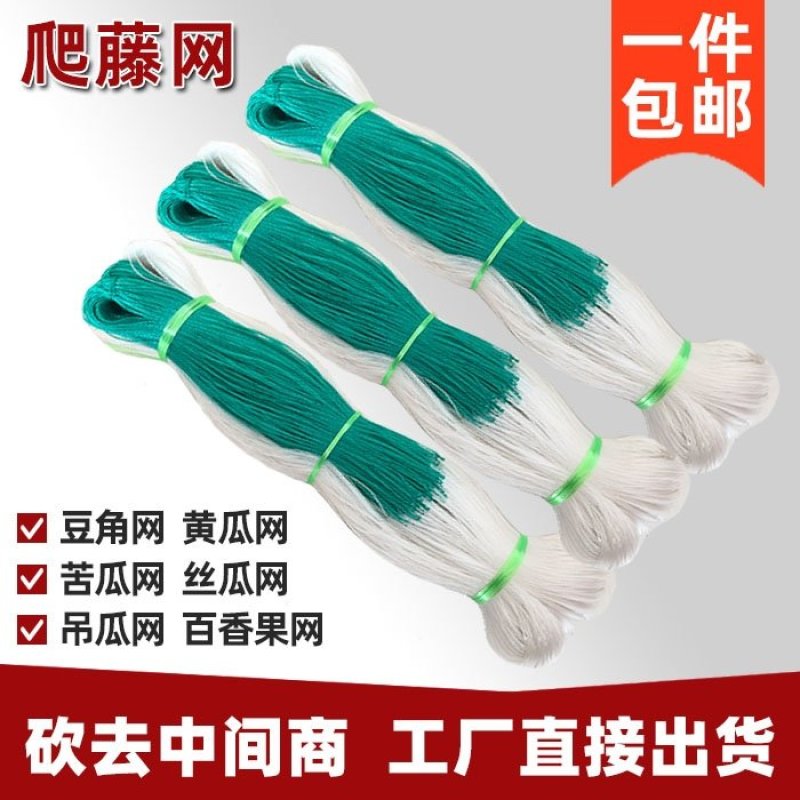 【粗九股爬藤网】攀爬网吊瓜百香果小西瓜小南瓜等等专用网
