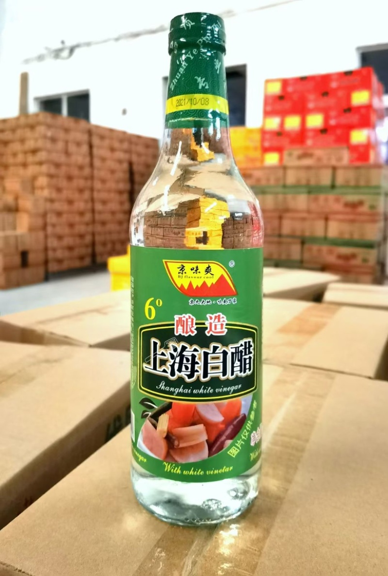 京味爽6度酿造上海白醋，京九大地，味爽万家