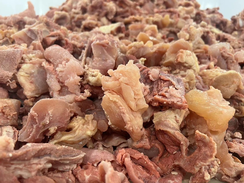 羊肉焯水过程