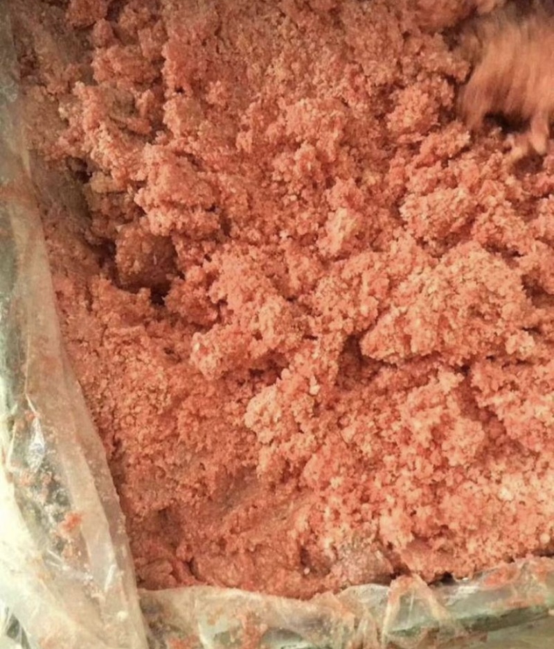 纯干牛肉末适合做狗粮纯肉末，无骨末