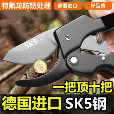 德国进口钢粗枝剪刀滑轮省力修枝剪园艺修花木果树嫁接园林剪