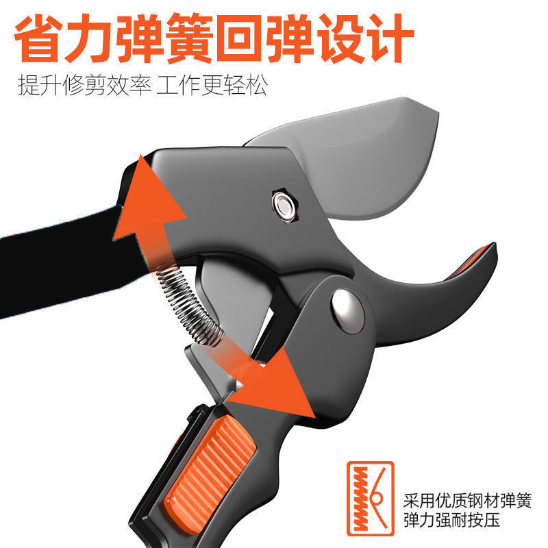 德国进口钢粗枝剪刀滑轮省力修枝剪园艺修花木果树嫁接园林剪