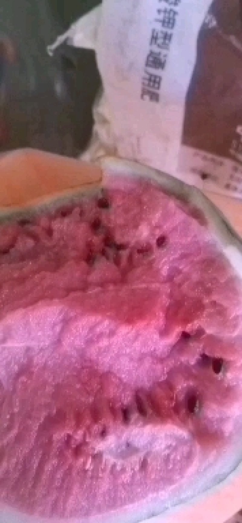 浙江人自己种的麒麟美都西瓜皮薄脆甜爽口赠送亲朋好友之佳品