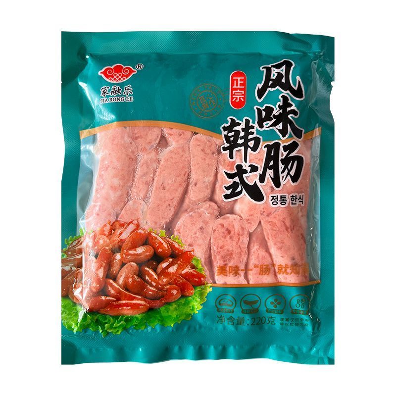 正宗韩式烤肠烤肉店风干肠煎烤肠脆皮小香肠自助火锅烧烤肉肠