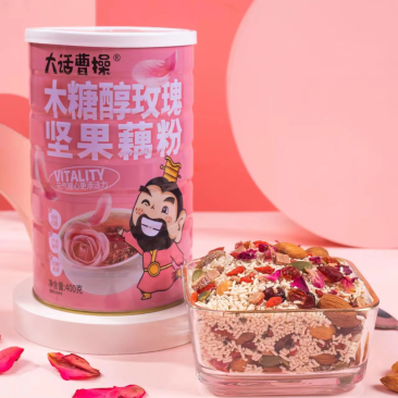 玫瑰坚果藕粉