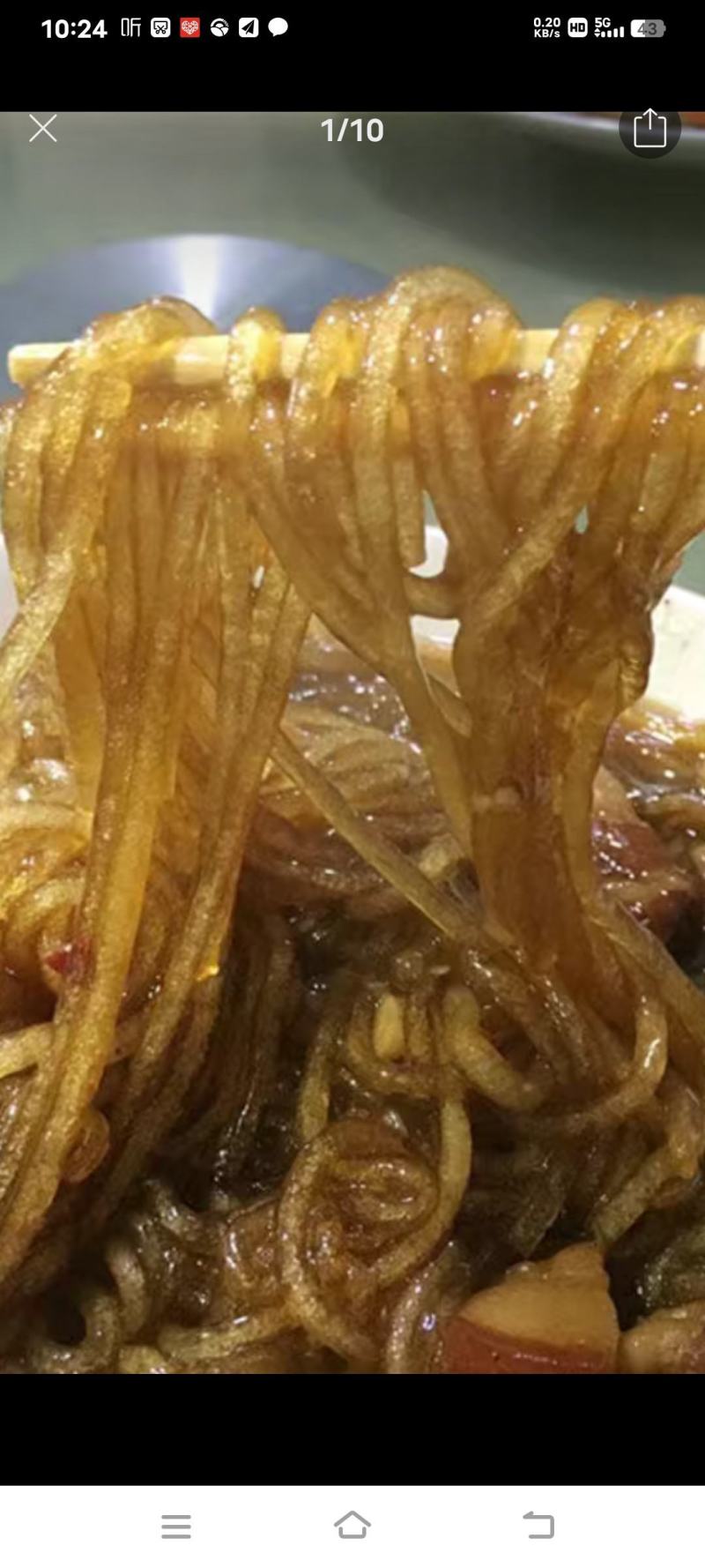 魔芋粉条，用现代配方手工制做出的魔芋粉丝，有筋道，味道香