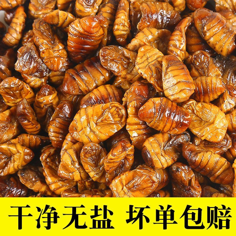 正宗山东新鲜速冻小蚕蛹买二斤送二斤活体蚕蛹特产桑蚕蛹批发