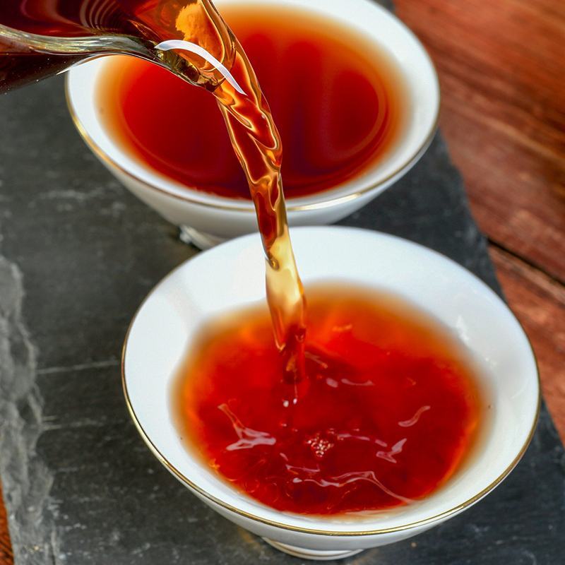 云南普洱茶古树熟茶宫廷金芽散茶十年陈香老普洱1000克礼