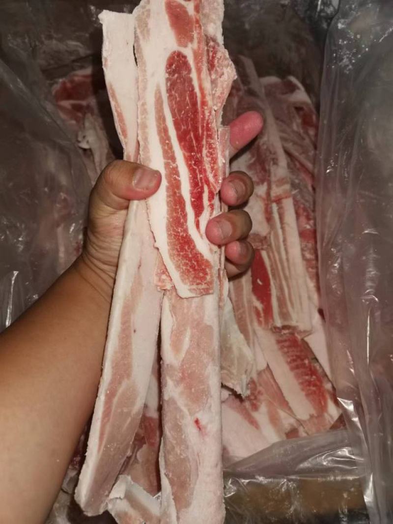 中方修边五花肉片