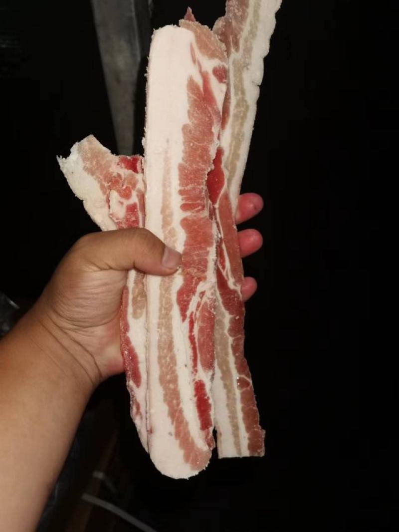 中方修边五花肉片
