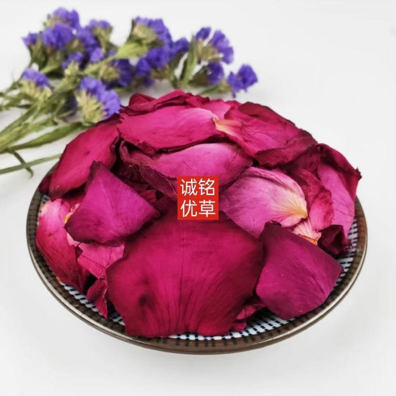 新货云南玫瑰干花瓣玫瑰花茶原料玫瑰干花足浴泡澡玫瑰浴多规