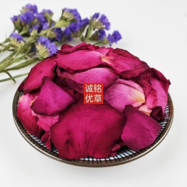 新货云南玫瑰干花瓣玫瑰花茶原料玫瑰干花足浴泡澡玫瑰浴多规