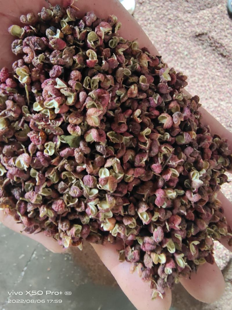 大红袍花椒，干花椒，本品种又名八月炸，味道又香又麻。