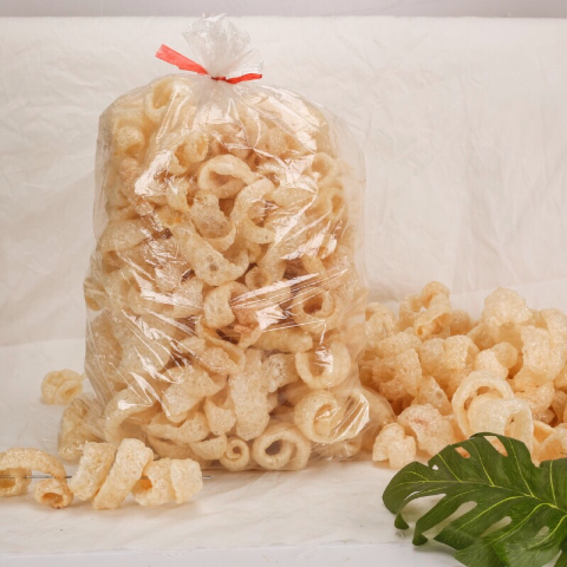 速万食品加工的不浇油油炸小猪皮