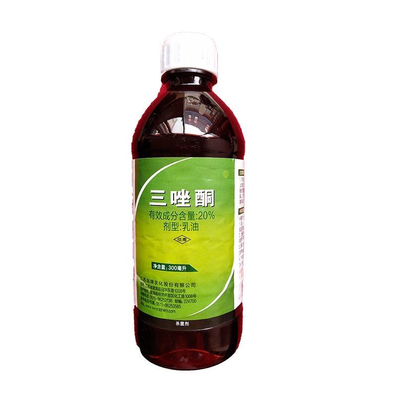 三唑酮小麦水稻玉米果树锈病月季多肉药花卉白粉病杀菌粉锈宁