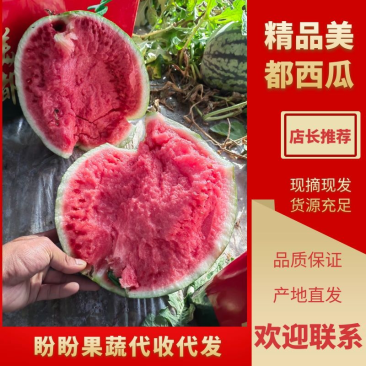 精品美都西瓜保质保量产地直发货源充足