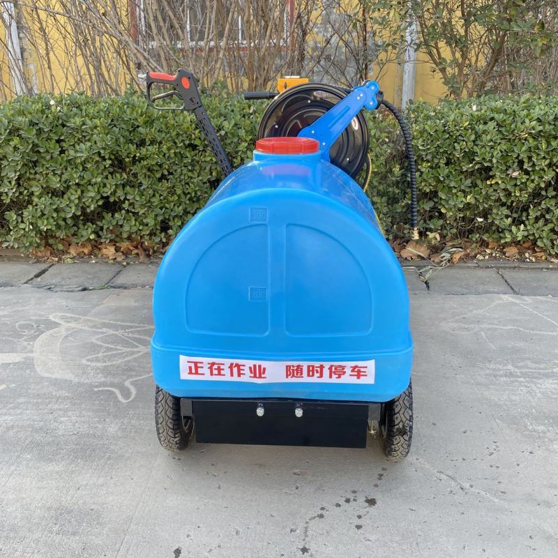 厂家供应自走式高压清洗车喷雾消毒机推车式汽油打药机