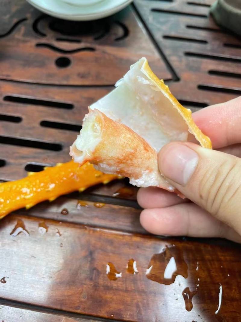 俄罗斯冷冻帝王蟹腿鲜活熟冻满肉螃蟹帝皇蟹长脚蟹