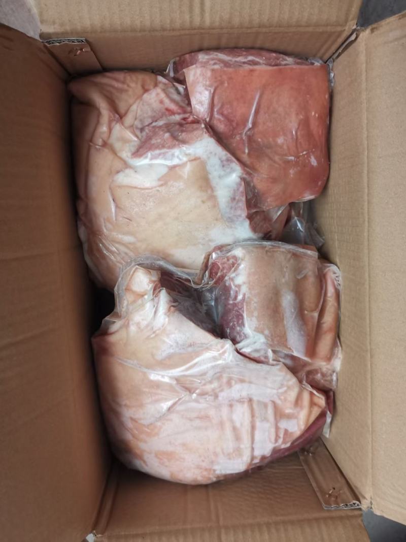 鲜带皮驴肉马肉颜色鲜出肉率高货源充足全程冷链运输