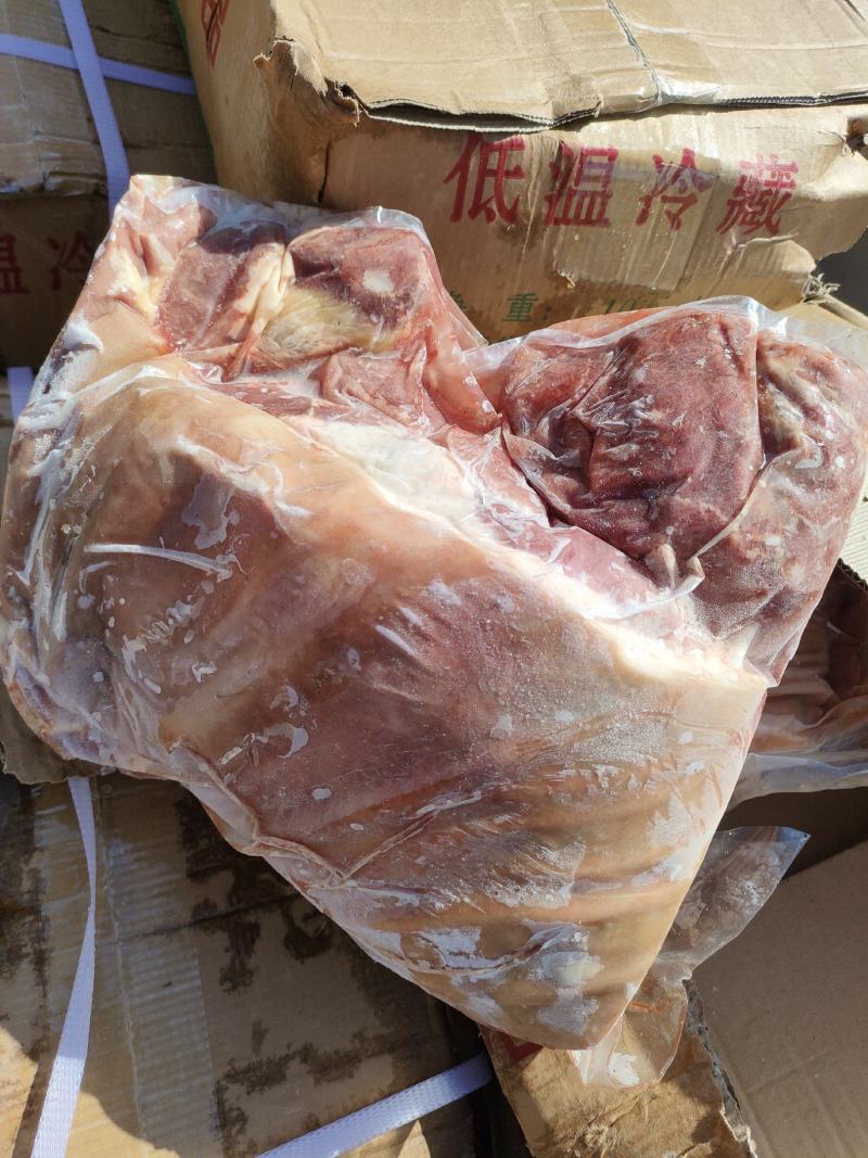 鲜带皮驴肉马肉颜色鲜出肉率高货源充足全程冷链运输