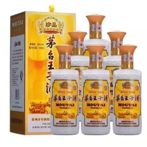 贵州名酒珍品王子53度酱香型白酒500ml*单瓶