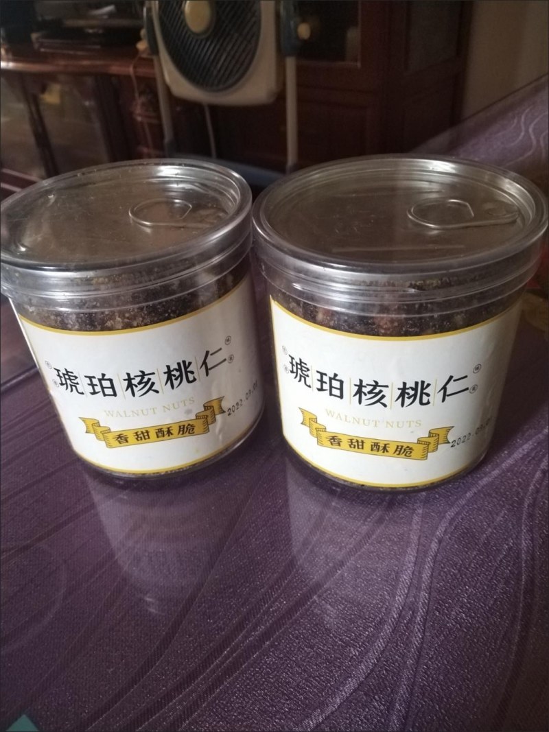 新货琥珀核桃仁连罐坚果炒货干果原味熟核桃蜂蜜味休闲零食批